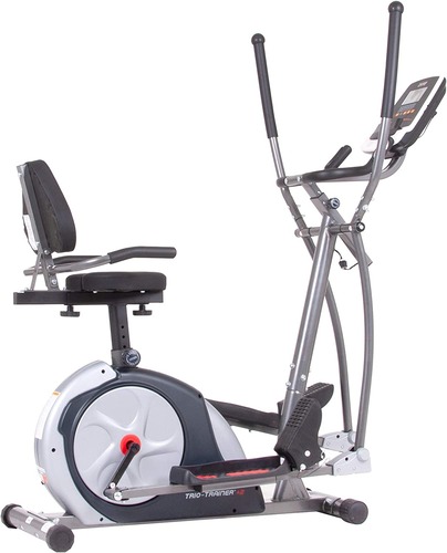 Body Champ 3-in-1 Home Gym, Upright Exercise Bike, Elliptical Machine & Recumbent Bike